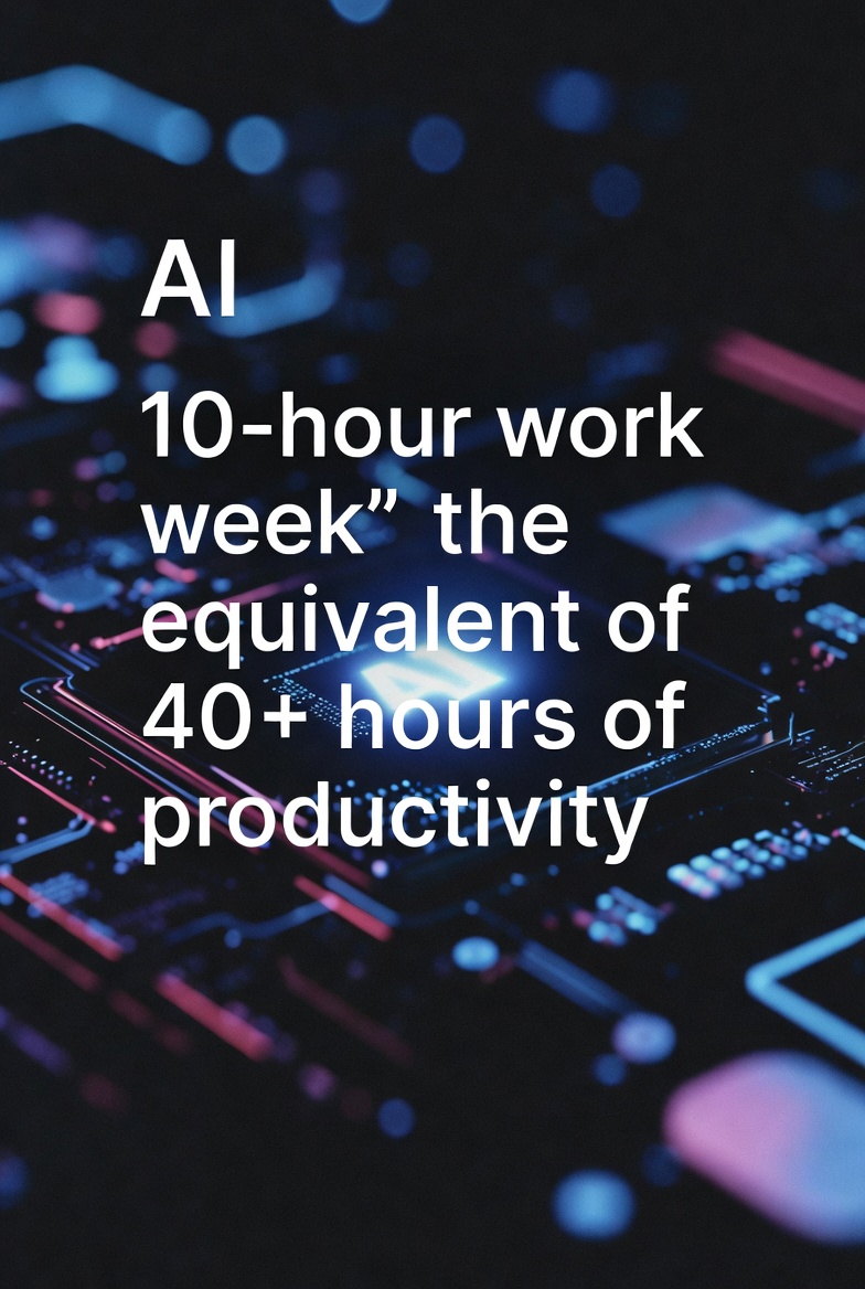 The 10-Hour Work Week: How AI Lets You Do 40+ Hours of Work in 10