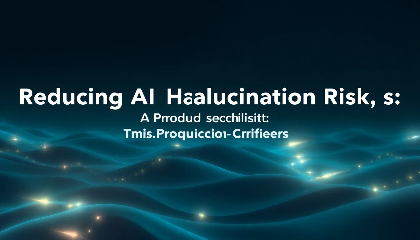 Reducing AI Hallucination Risk: A Production Checklist